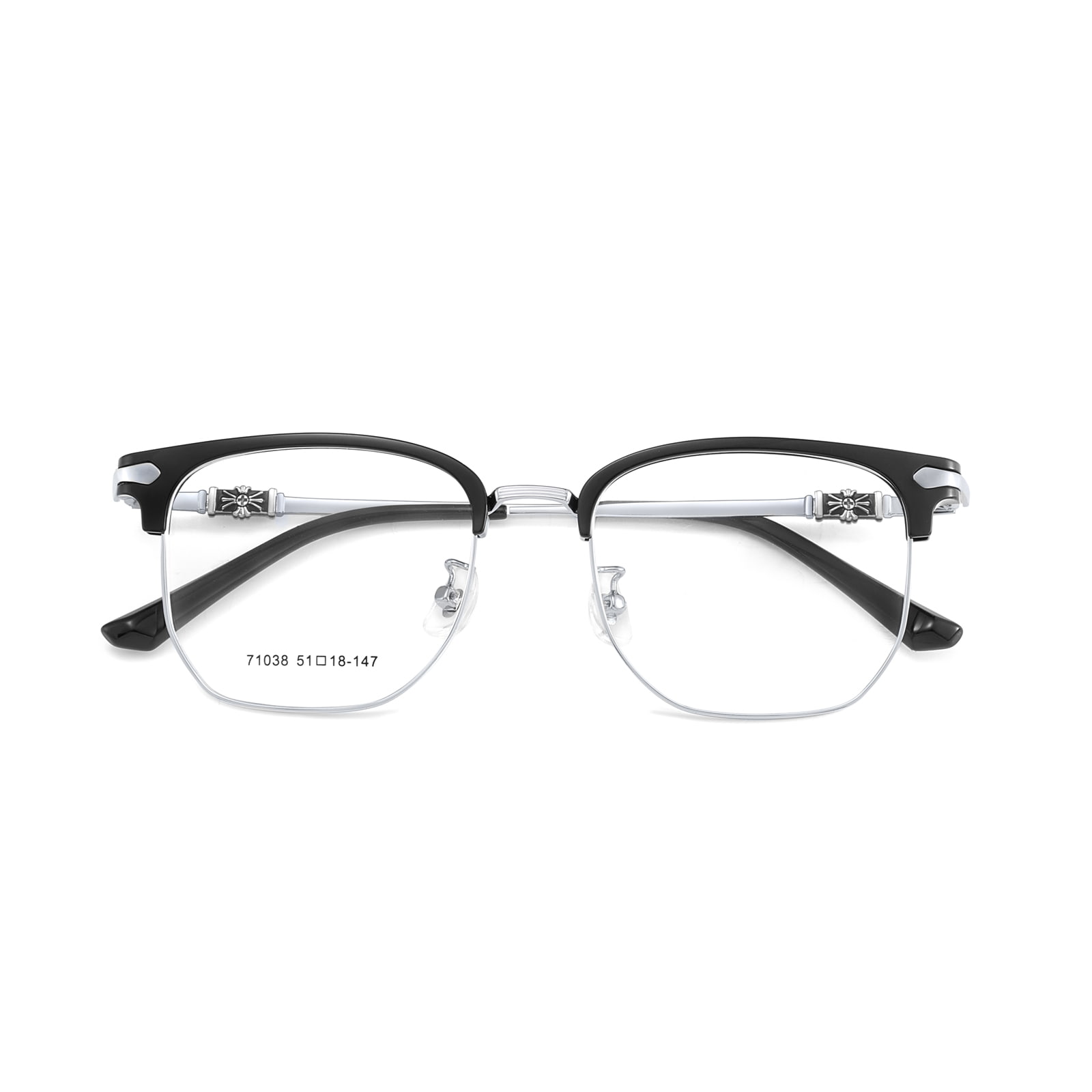 71038 Óculos casuais de liga anti-fadiga para os olhos