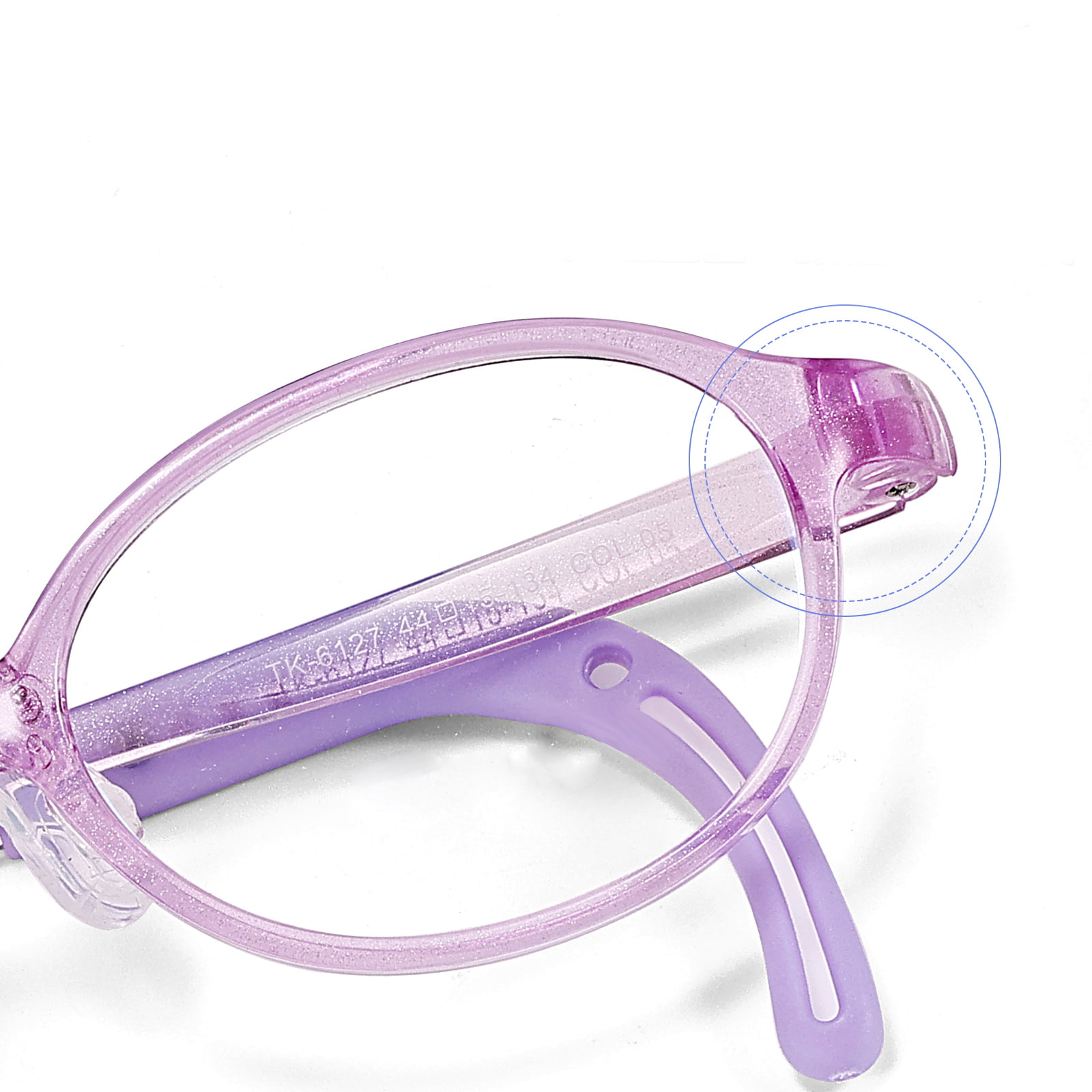 Óculos infantis ultraleves TK6127 com cordão