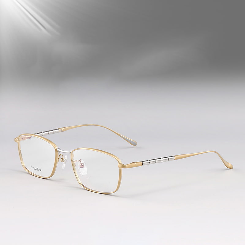 Óculos redondos de bambu Elite Pure Titanium S9072